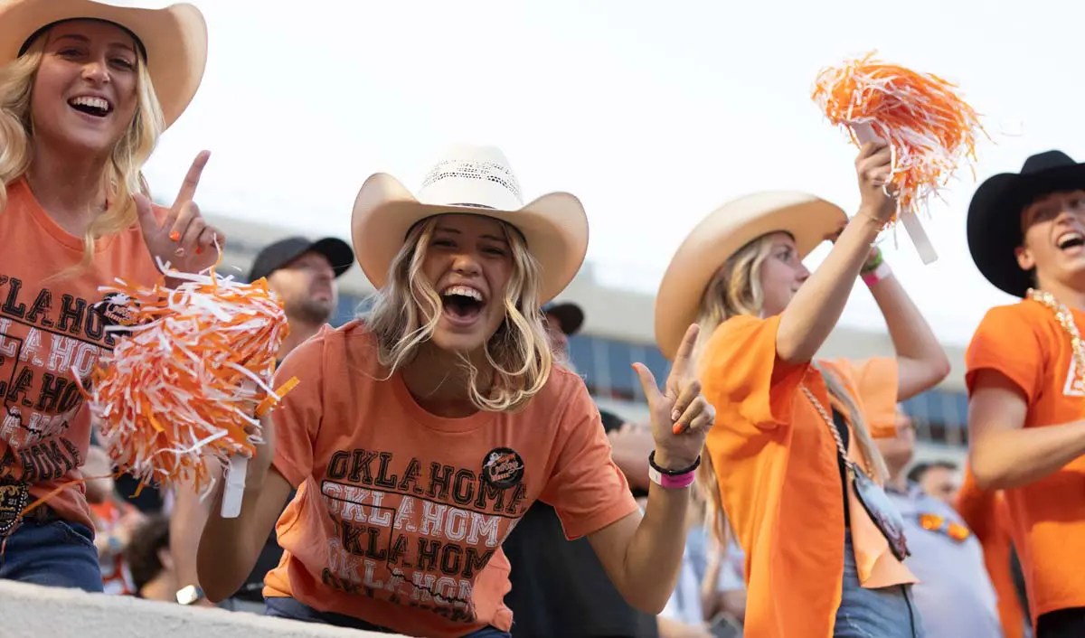 Student's cheering